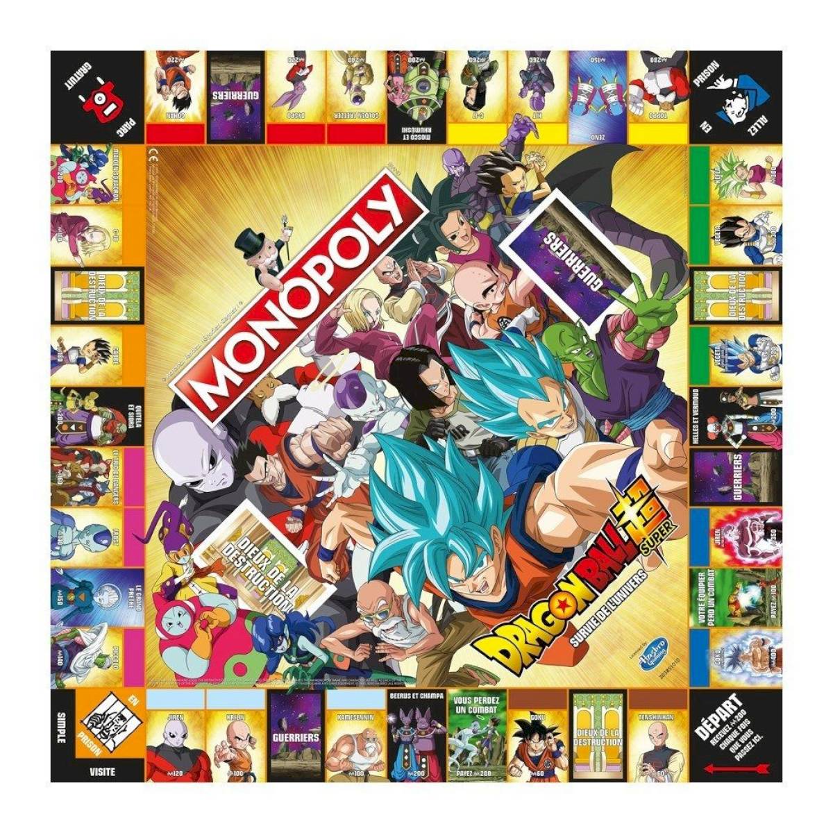 Monopoly Dragon Ball Z Winning Moves : King Jouet, Jeux de plateau Winning  Moves - Jeux de société