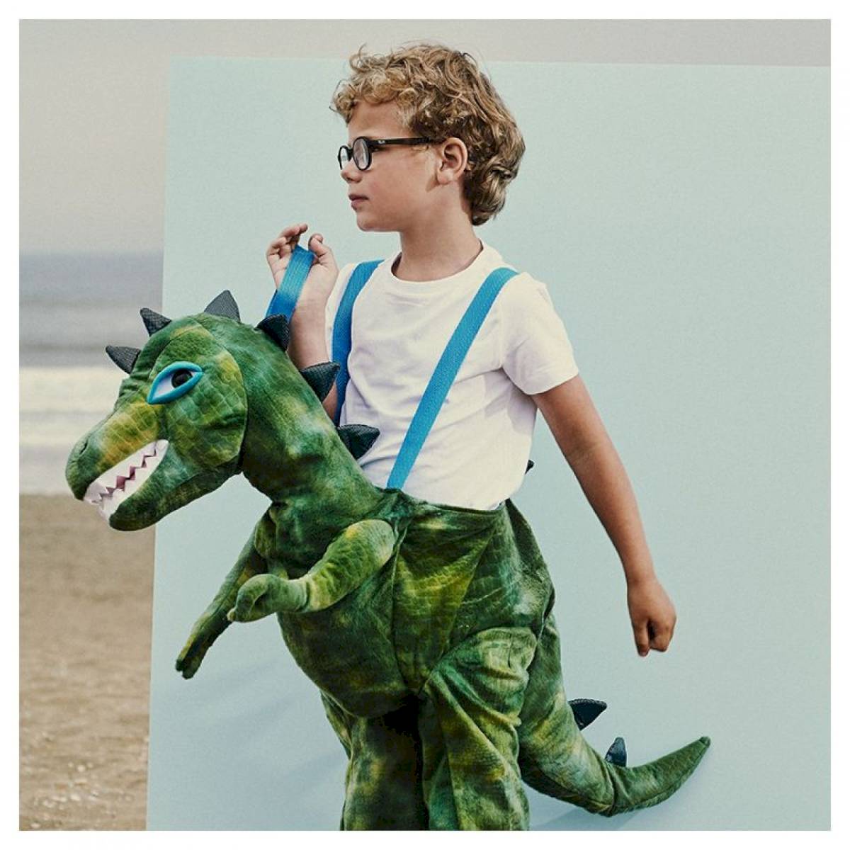 Dinosaure Déguisement Enfant Vert -  - 100% belge -  Déguisements - Tenues de Carnaval - Créations des Ballons - Fête Thématiques