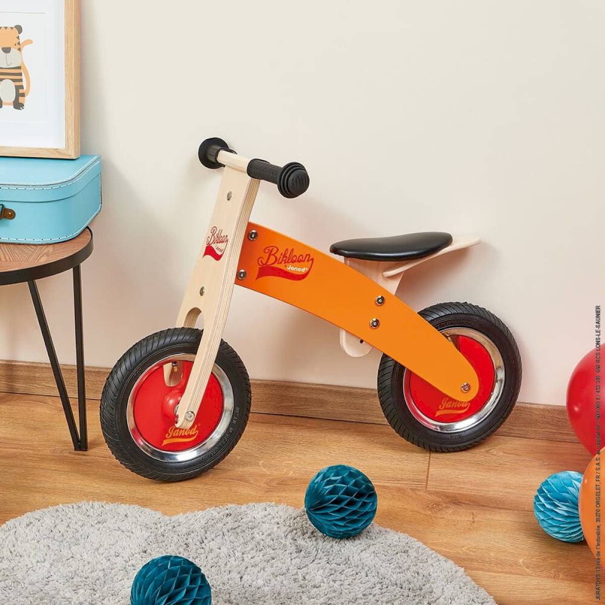 Casque vélo enfant Bikloon rouge - Made in Bébé